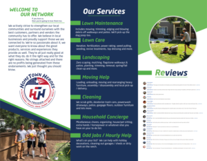 Halftime Help - Refer a Hero Brochure | Diseño de Flyer por Maxo-Biz