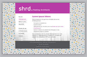 Diseño Web por eveazure para SHRD | Diseño #747411
