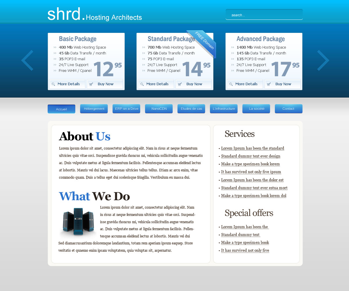 Web Design by Lucas for SHRD | Design #762512