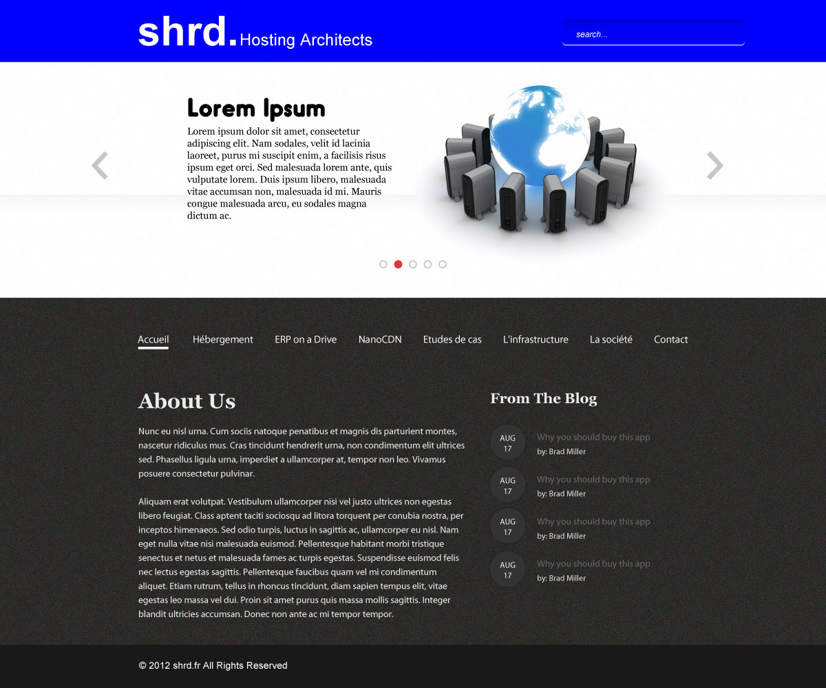 Web Design by Lucas for SHRD | Design #763171