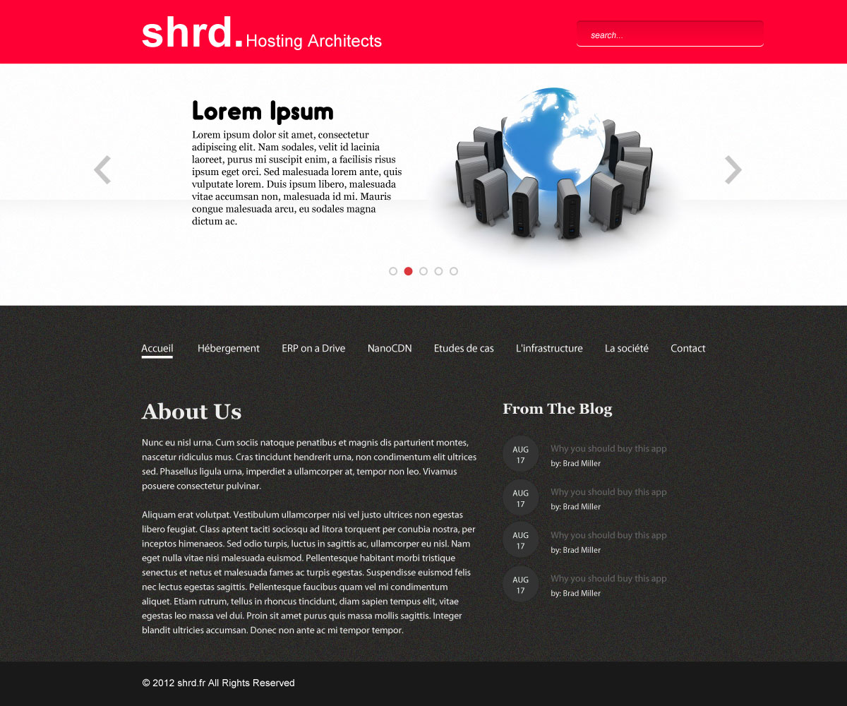 Web Design by Lucas for SHRD | Design #763174