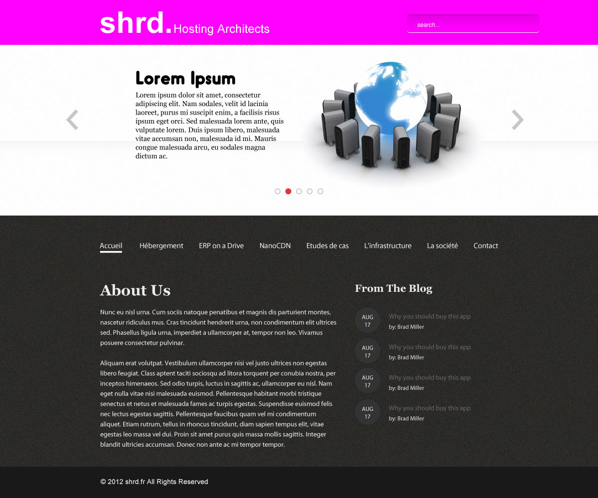 Web Design by Lucas for SHRD | Design #763178