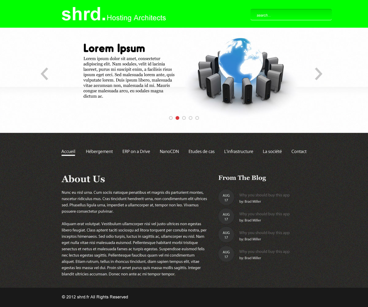 Web Design by Lucas for SHRD | Design #763181