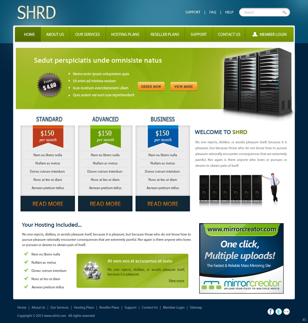 Web Design by pb for SHRD | Design #749330