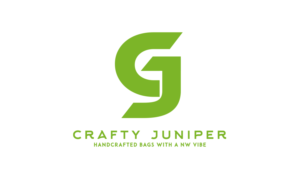 Crafty Juniper  byline: Handcrafted bags with a NW vibe... | Logo Design by trufya