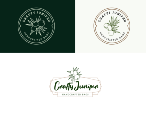 Crafty Juniper  byline: Handcrafted bags with a NW vibe... | Logo Design by an-designs