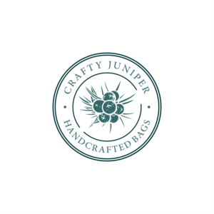 Crafty Juniper  byline: Handcrafted bags with a NW vibe... | Logo Design by ThiagoB