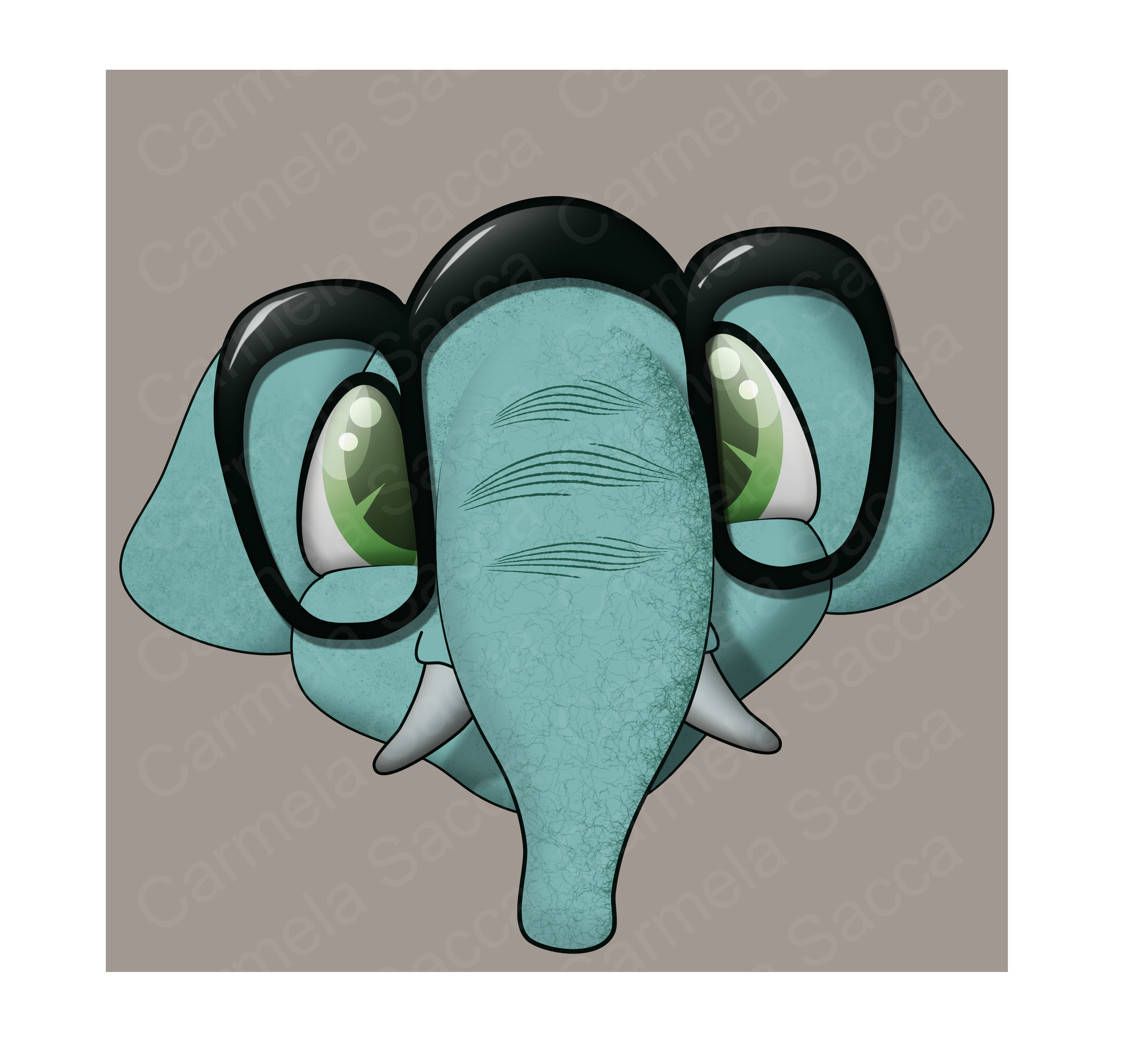 Maskottchen-Design von Caramell für Diaspora | Design #26242414