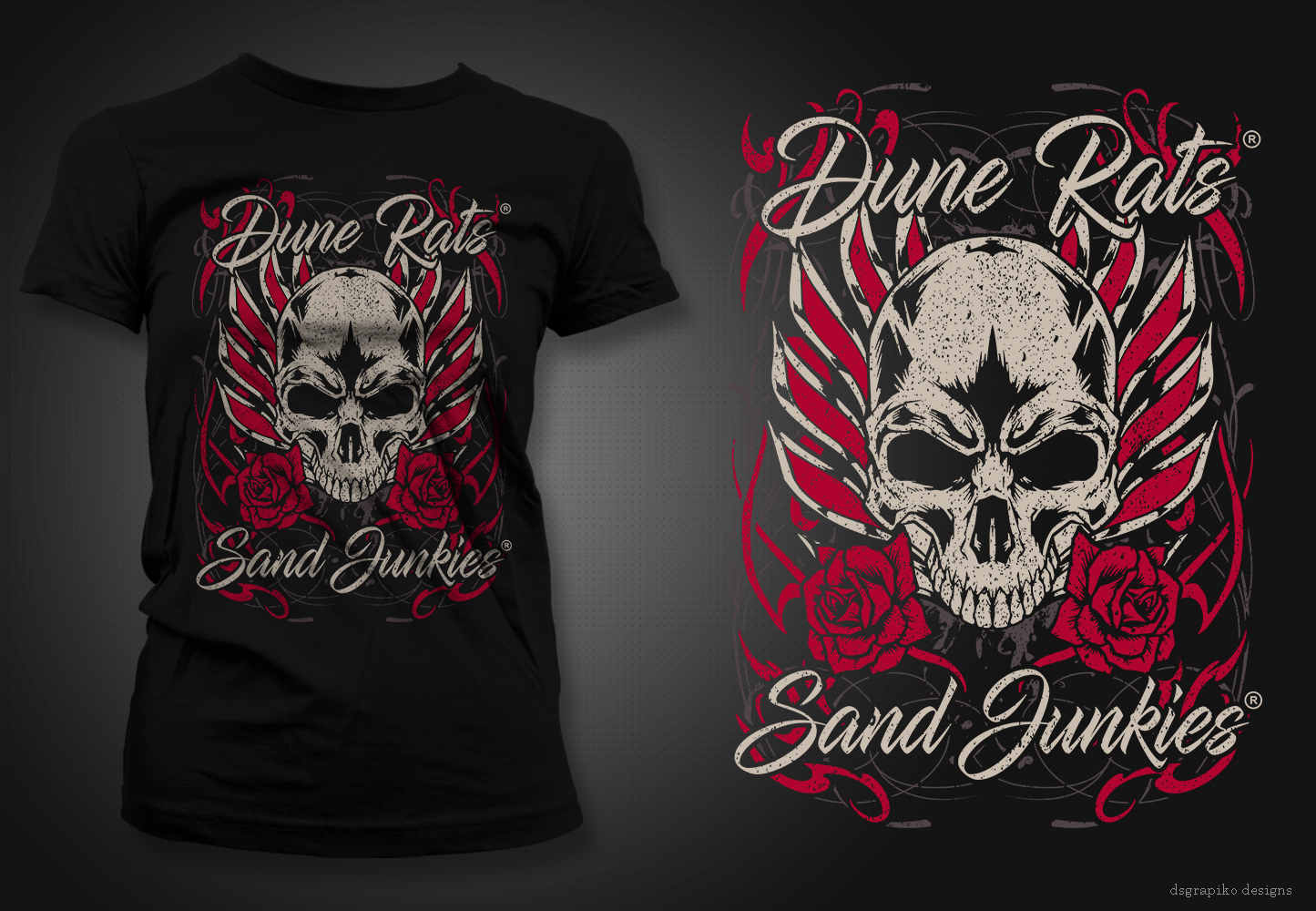 T-shirt Design by dsgrapiko for DuneRats | Design #26242752
