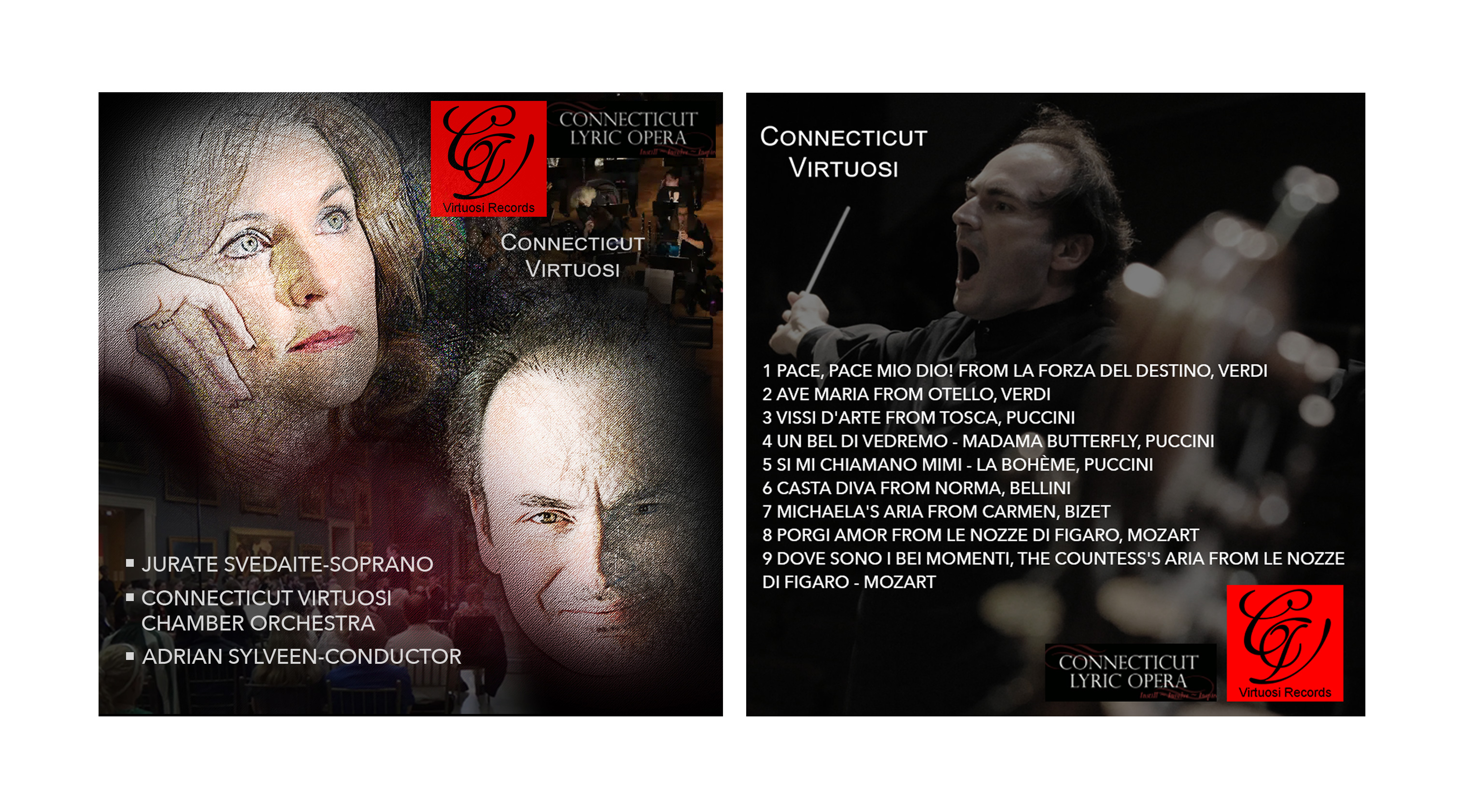 CD-Cover-Design von Inessa für Connecticut Virtuosi Chamber Orchestra, Inc.  | Design #26255491
