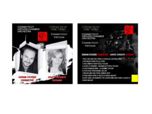 CD-Cover-Design von Inessa für Connecticut Virtuosi Chamber Orchestra, Inc.  | Design: #26477590