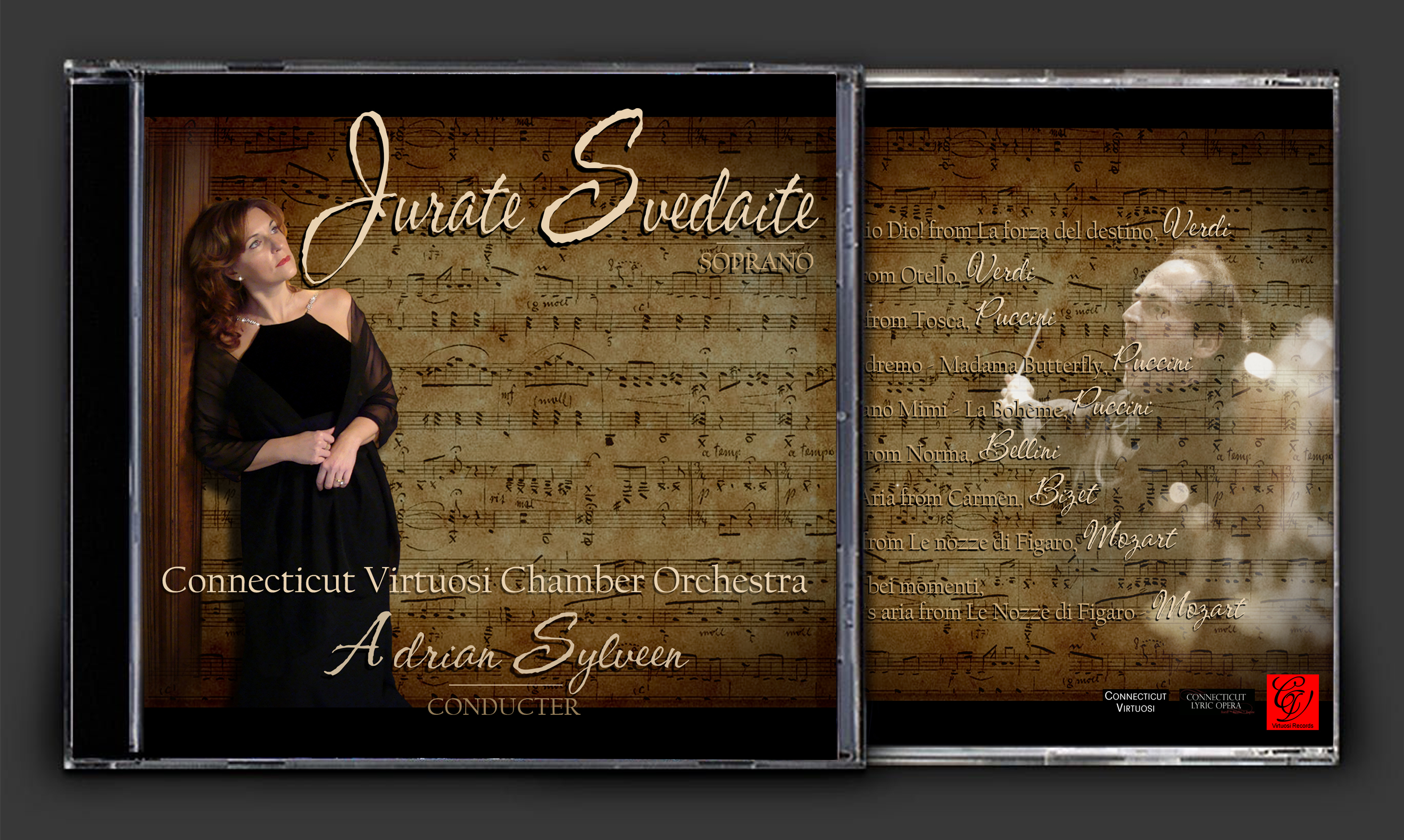 Diseño de Portada de CD por Nordic Designer para Connecticut Virtuosi Chamber Orchestra, Inc.  | Diseño #26235311