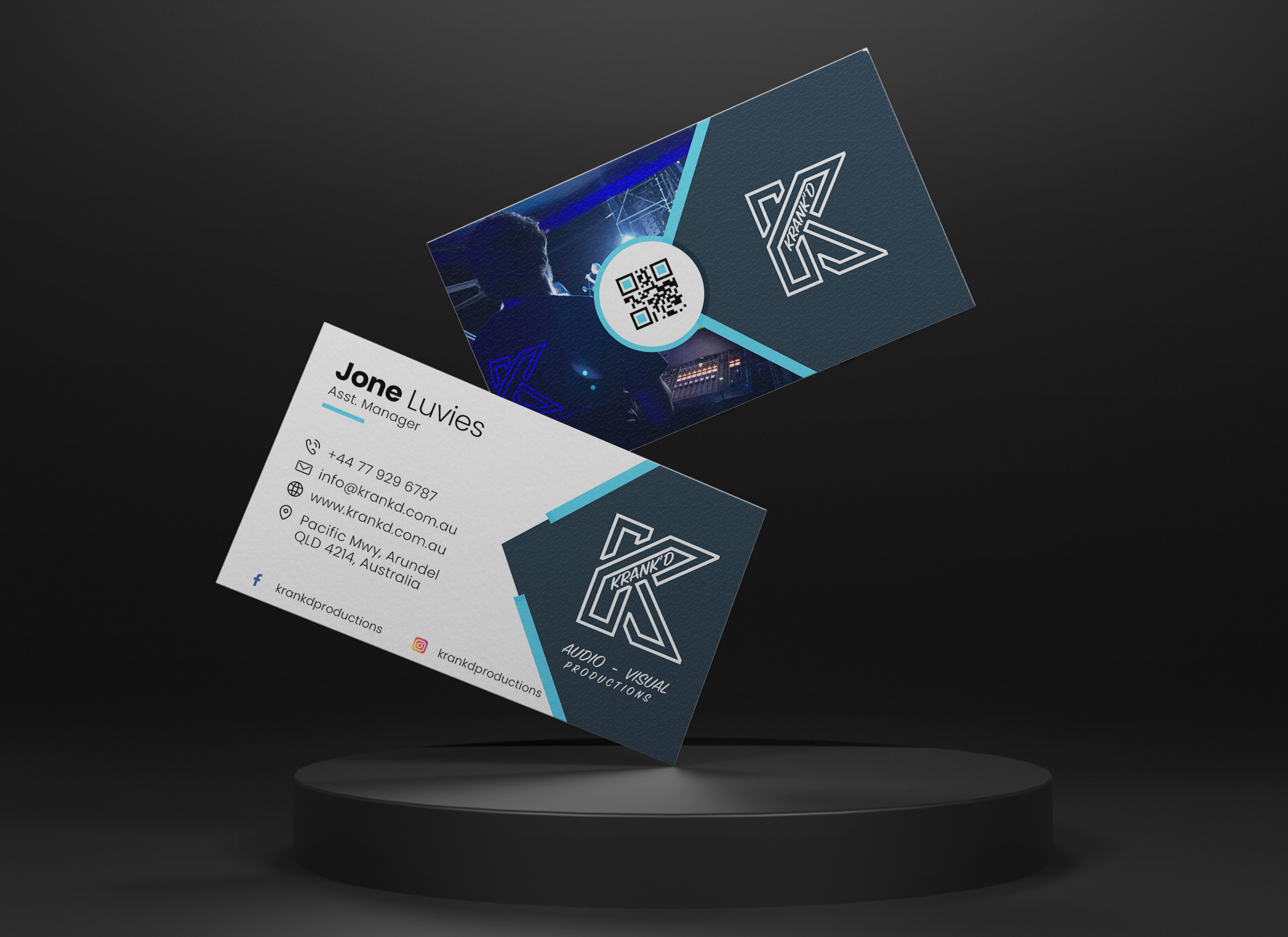 Graphic Design by Asela Saranga for Krankd Audio Visual Productions | Design: #26227546