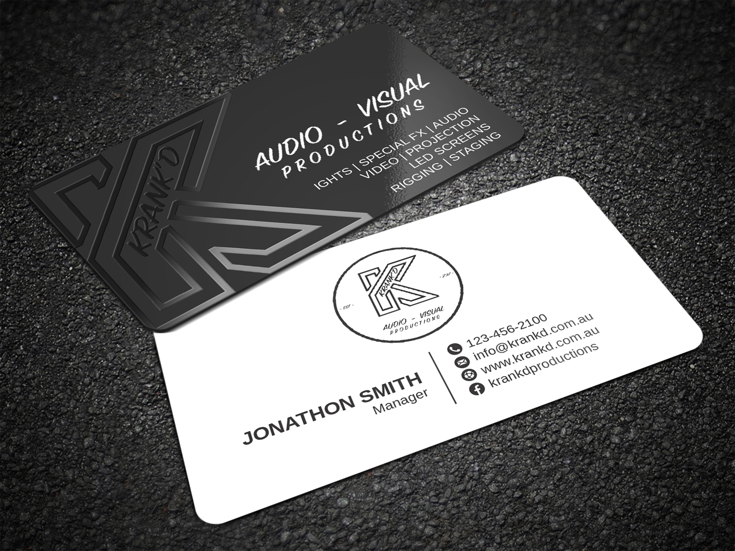 Graphic Design by Imagine design000 for Krankd Audio Visual Productions | Design #26236155