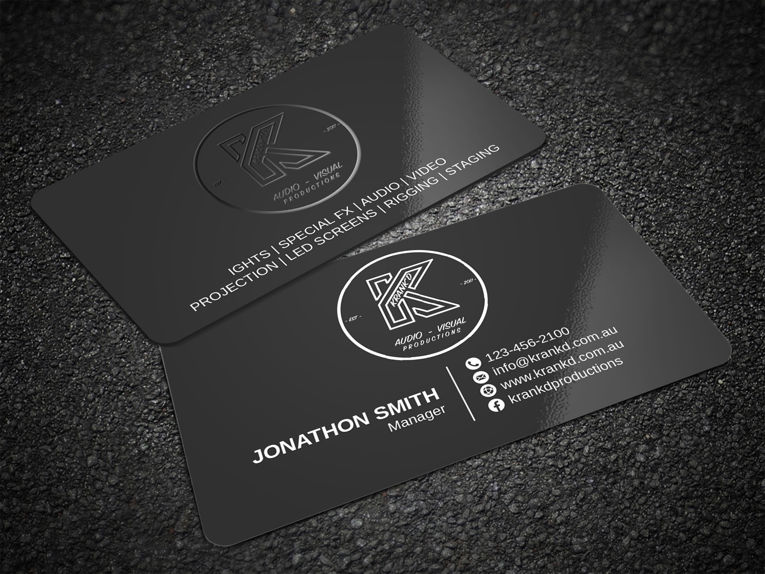 Diseño Gráfico por Imagine design000 para Krankd Audio Visual Productions | Diseño #26236156