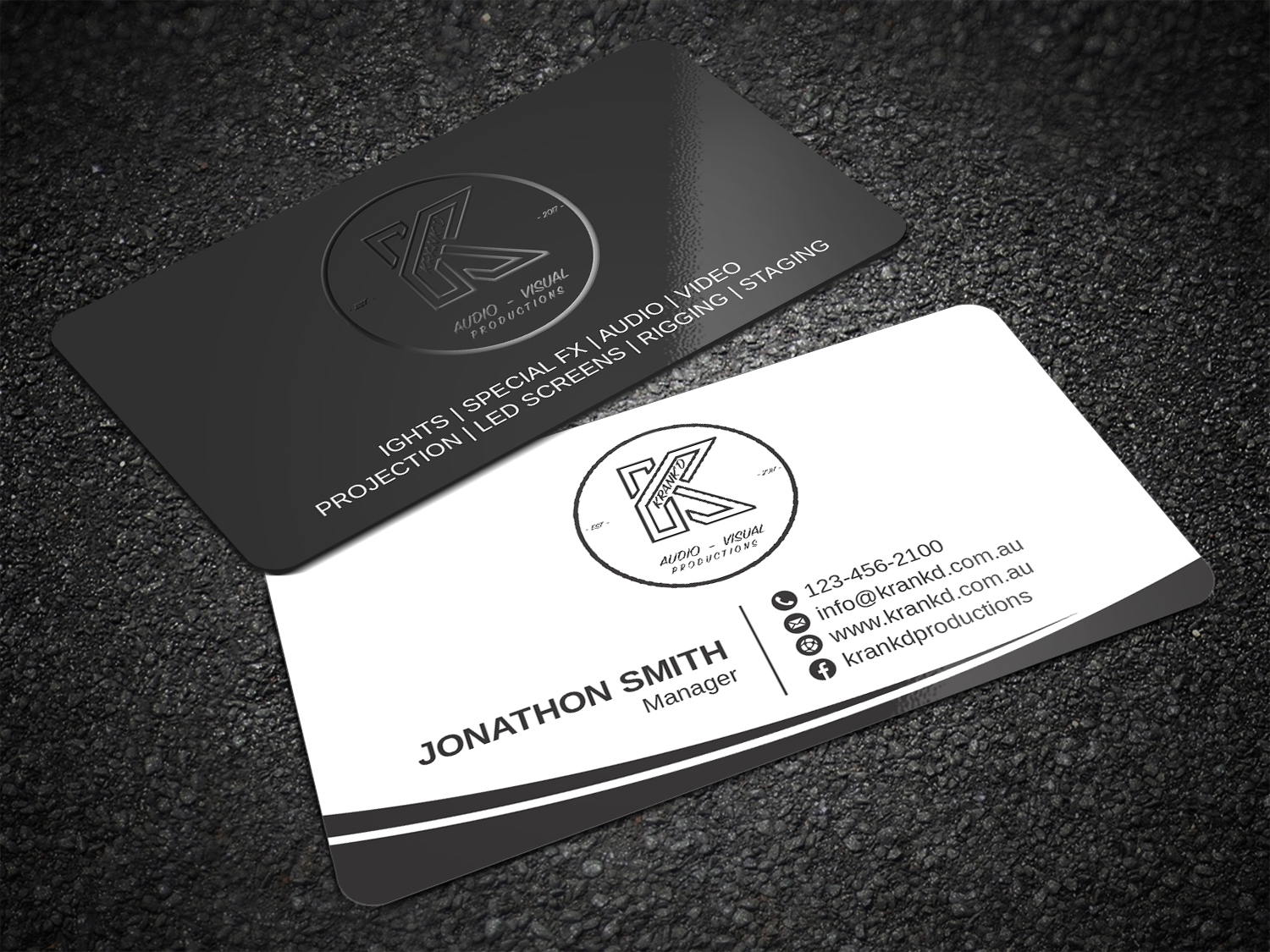 Diseño Gráfico por Imagine design000 para Krankd Audio Visual Productions | Diseño #26236163