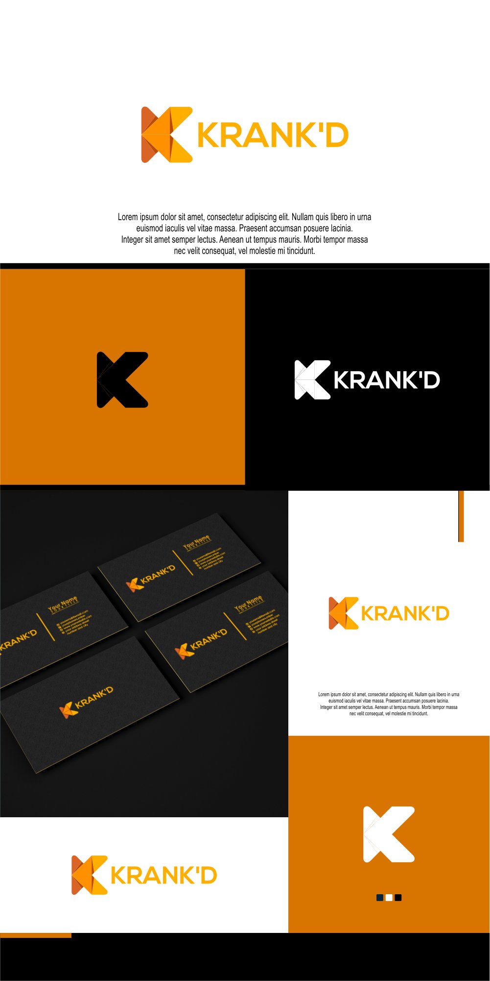 Design Graphique par Javier Ivan Zamorano pour Krankd Audio Visual Productions | Design #26226944