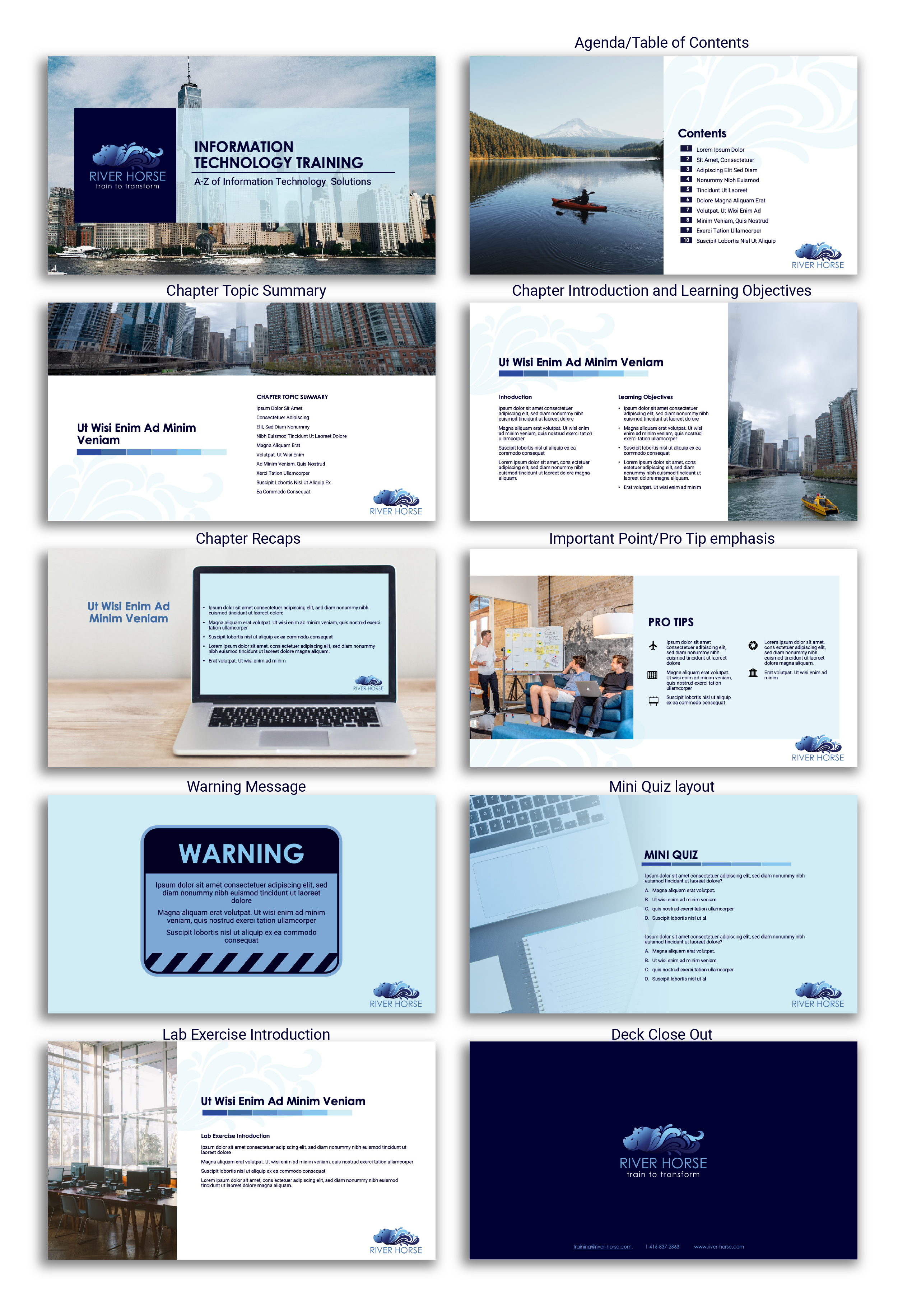 Design de PowerPoint par ryenacasi pour River Horse Inc. | Design #26238192