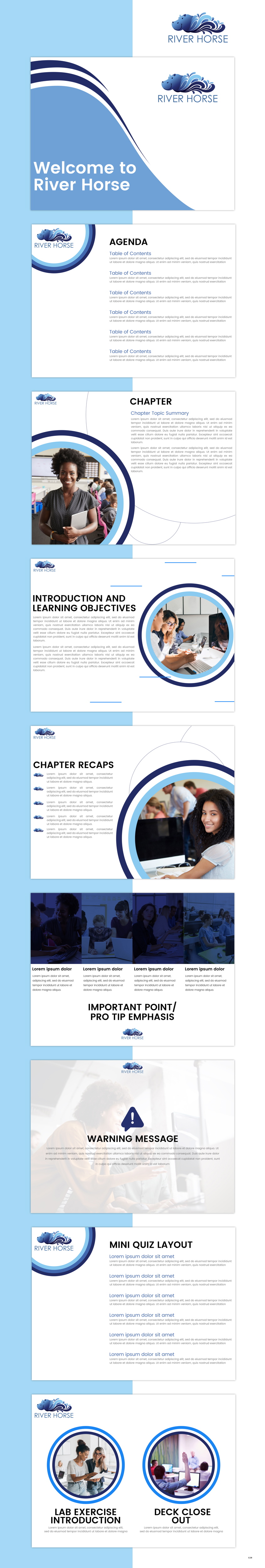 PowerPoint Design by pb for River Horse Inc. | Design #26229878