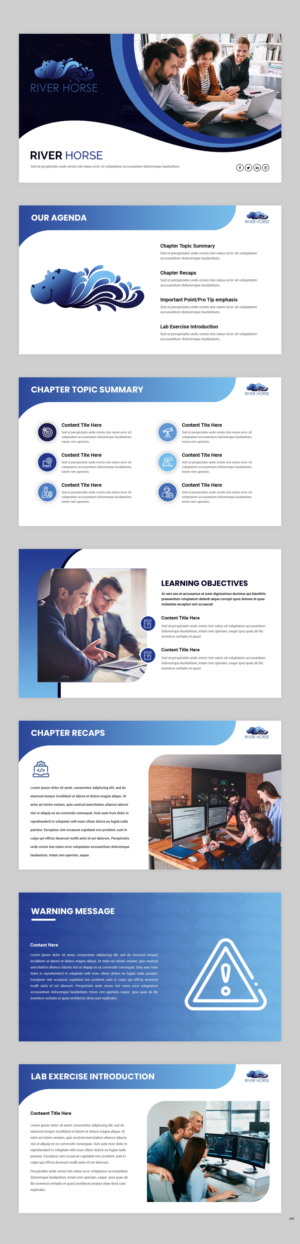 Design de PowerPoint par pb pour River Horse Inc. | Design : #26229879