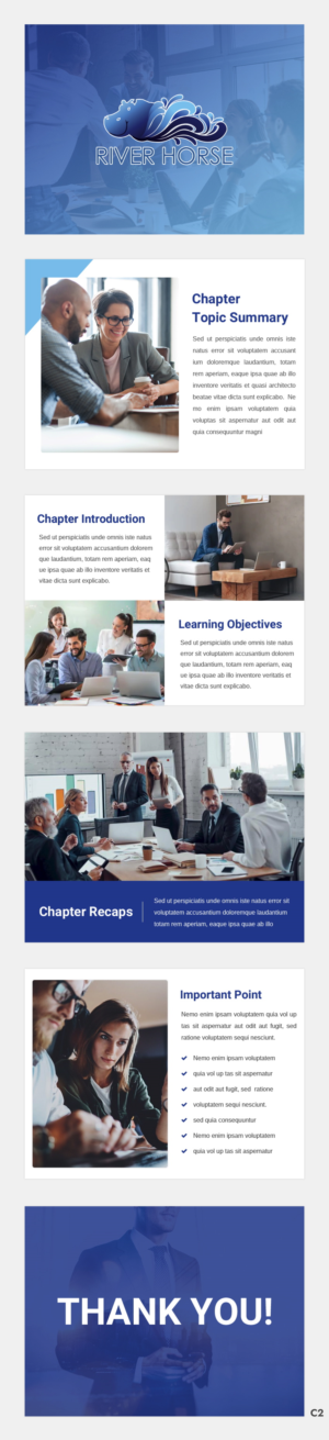 Design de PowerPoint par pb pour River Horse Inc. | Design : #26229880