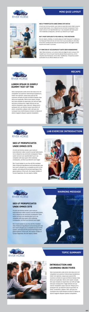 Design de PowerPoint par pb pour River Horse Inc. | Design : #26229885