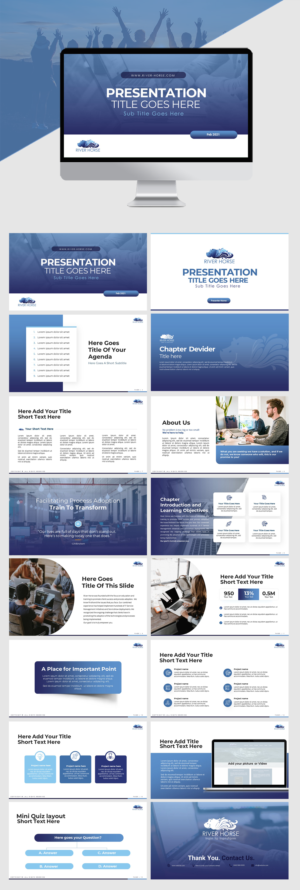 2021 IT Training Presentation Deck Refresh | PowerPoint-Design von IndreDesign