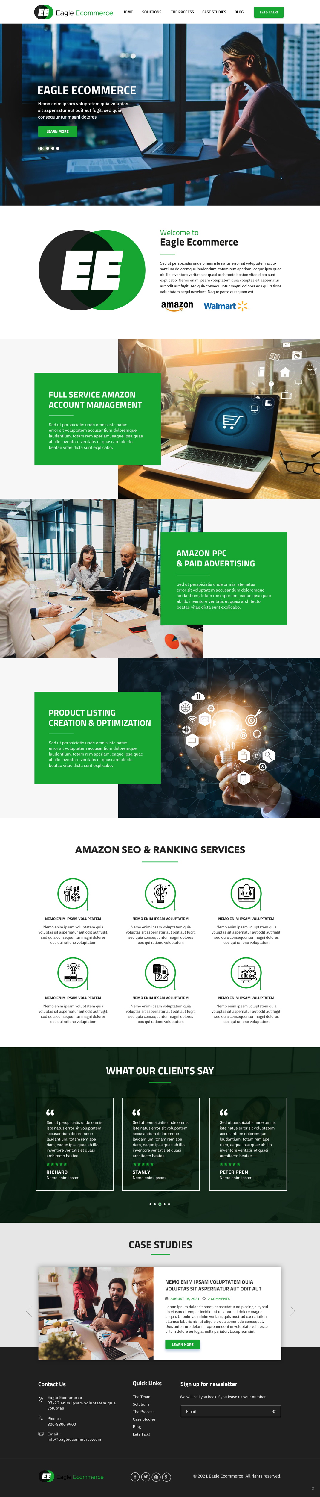 Web Design by pb for Eagle Ecommerce LLC | Design #26254379