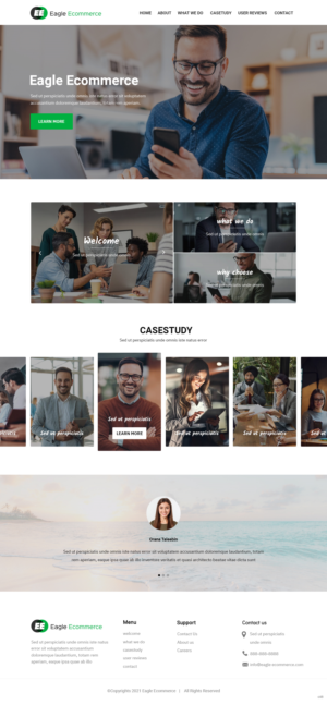 Web Design by pb for Eagle Ecommerce LLC | Design: #26254380