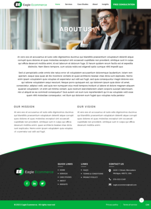 Web Design by pb for Eagle Ecommerce LLC | Design: #26523810