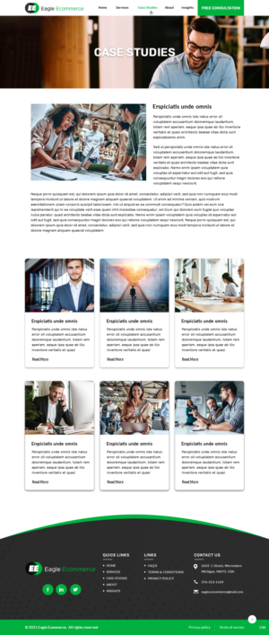 Web Design by pb for Eagle Ecommerce LLC | Design: #26534761