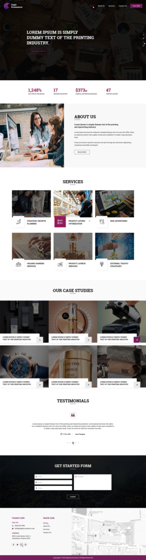 Web Design par Ved Web Services pour Eagle Ecommerce LLC | Design #26248934