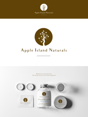 Logo Design by Linen Designs for Apple Island Naturals | Design: #26263858