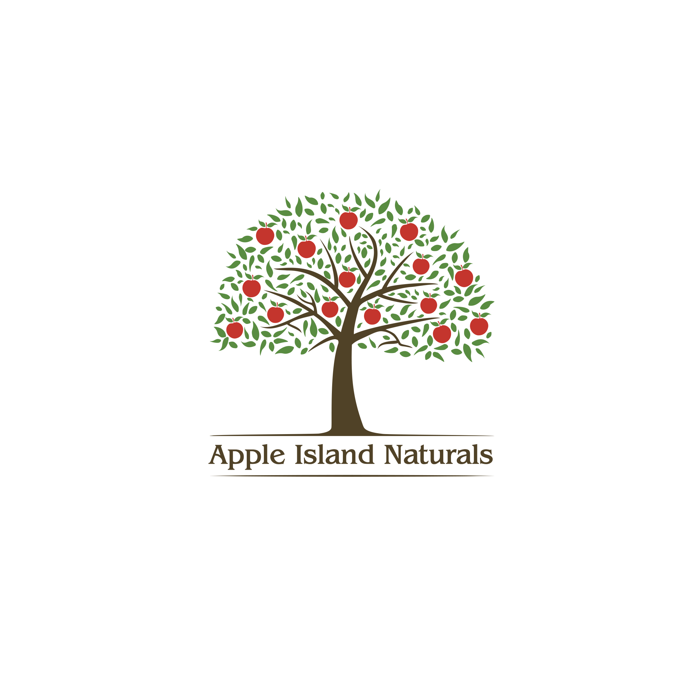 Diseño de Logo por TALIA para Apple Island Naturals | Diseño #26227419