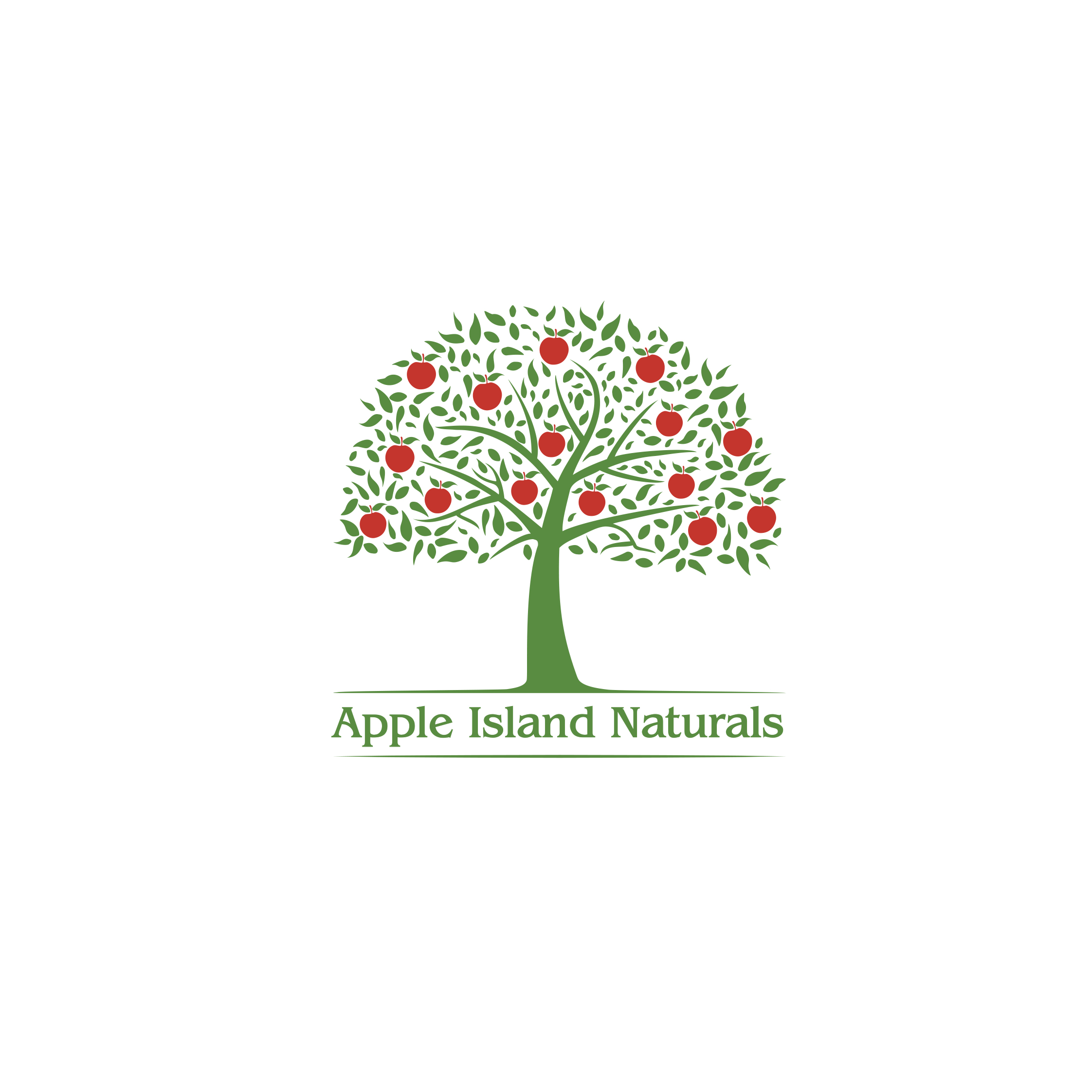 Diseño de Logo por TALIA para Apple Island Naturals | Diseño #26227420