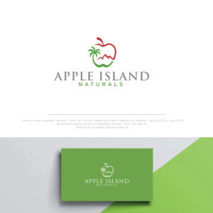 Logo Design by ecorokerz for Apple Island Naturals | Design: #26226042