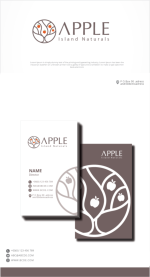 Logo Design by graphicevolution for Apple Island Naturals | Design: #26228845