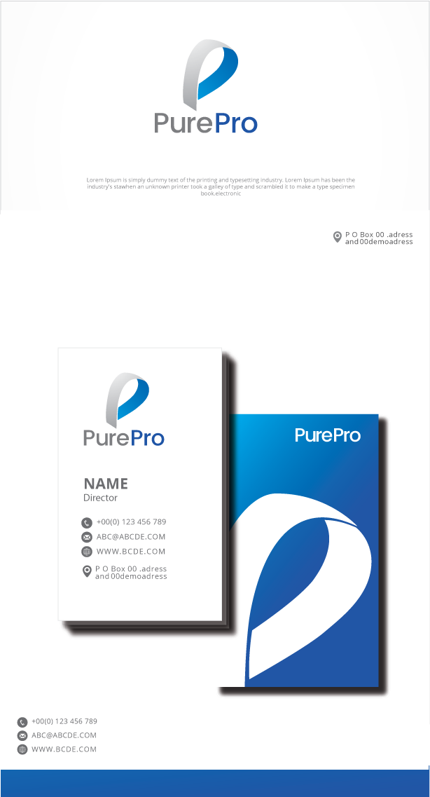 Logo Design by graphicevolution for PurePro Solutions Limited | Design #26230256
