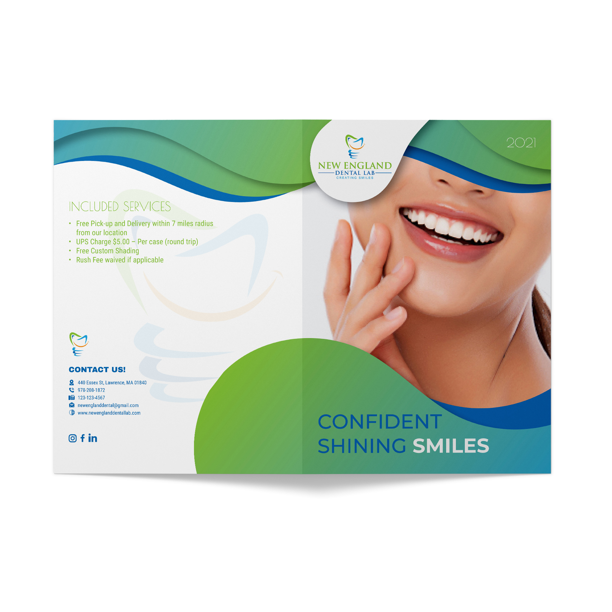 Menu Design by Louie Fuentes | Manobo Graphic Design Services for New England Dental Lab | Design #26250499