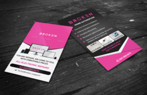New & Improved BROKEN Business Card | Visitenkarten-Design von alex989