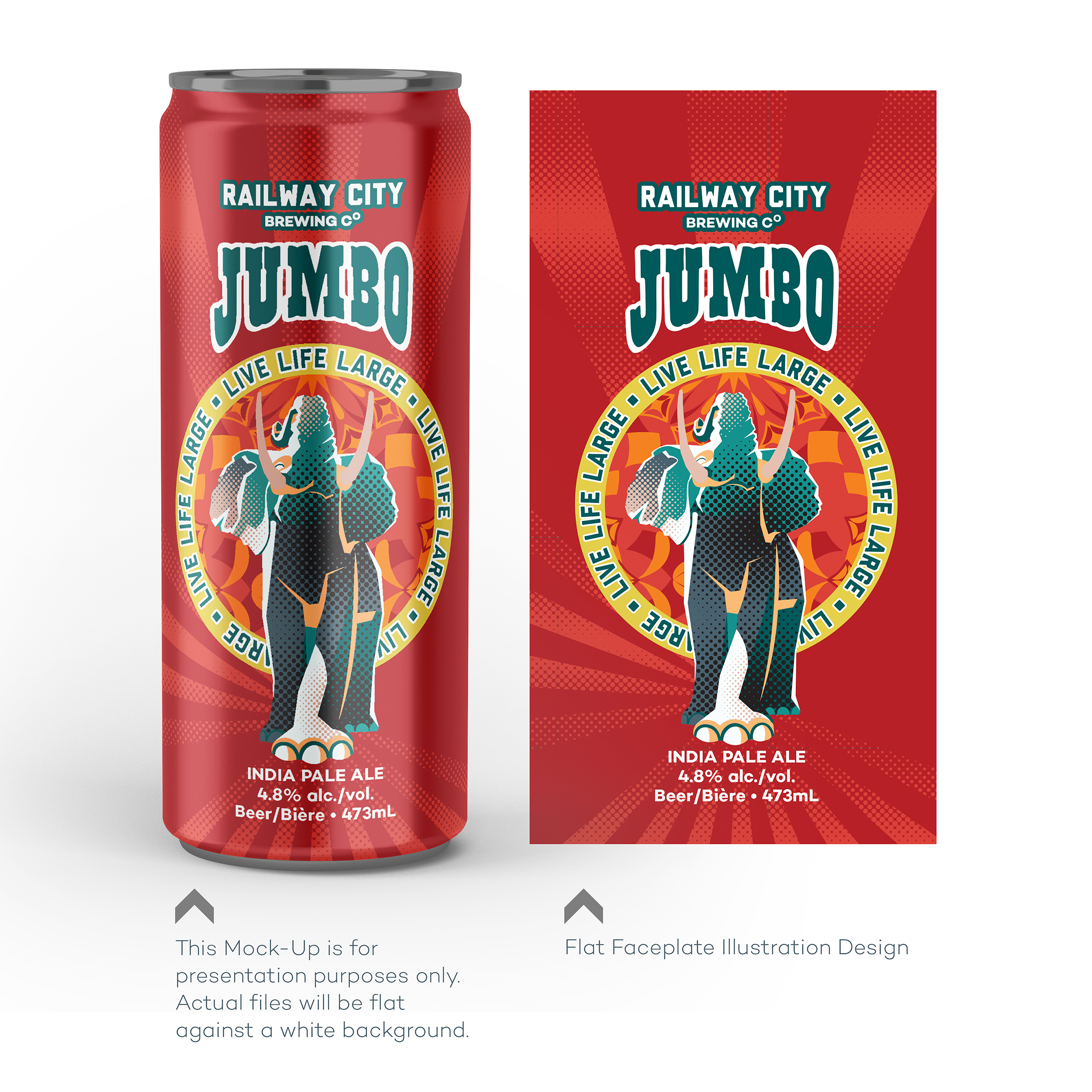 Label Design by Mariia V for Railway City Brewing Company | Design #26259787