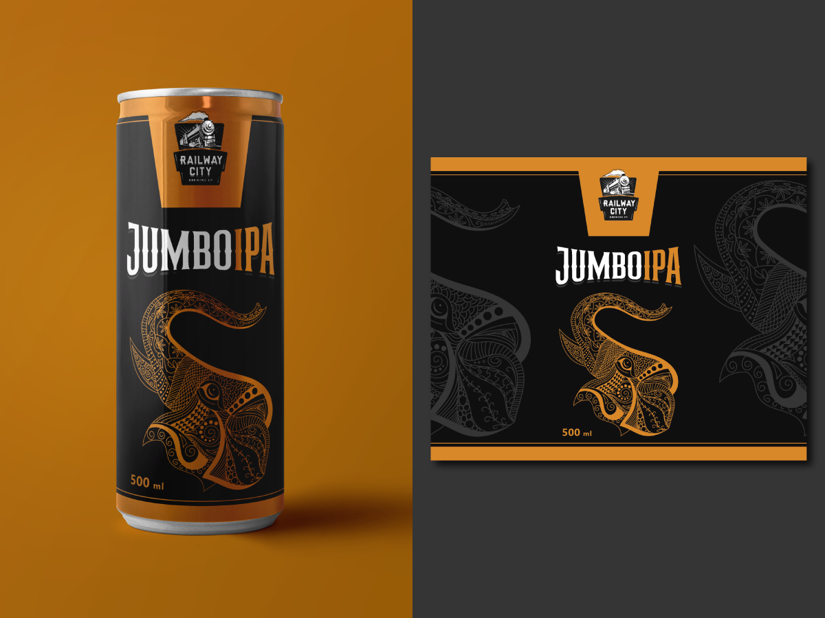 Label Design by mithunpopey for Railway City Brewing Company | Design #26237040