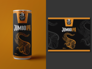 Craft Beer Illustration/package design - Can | Label Design by mithunpopey