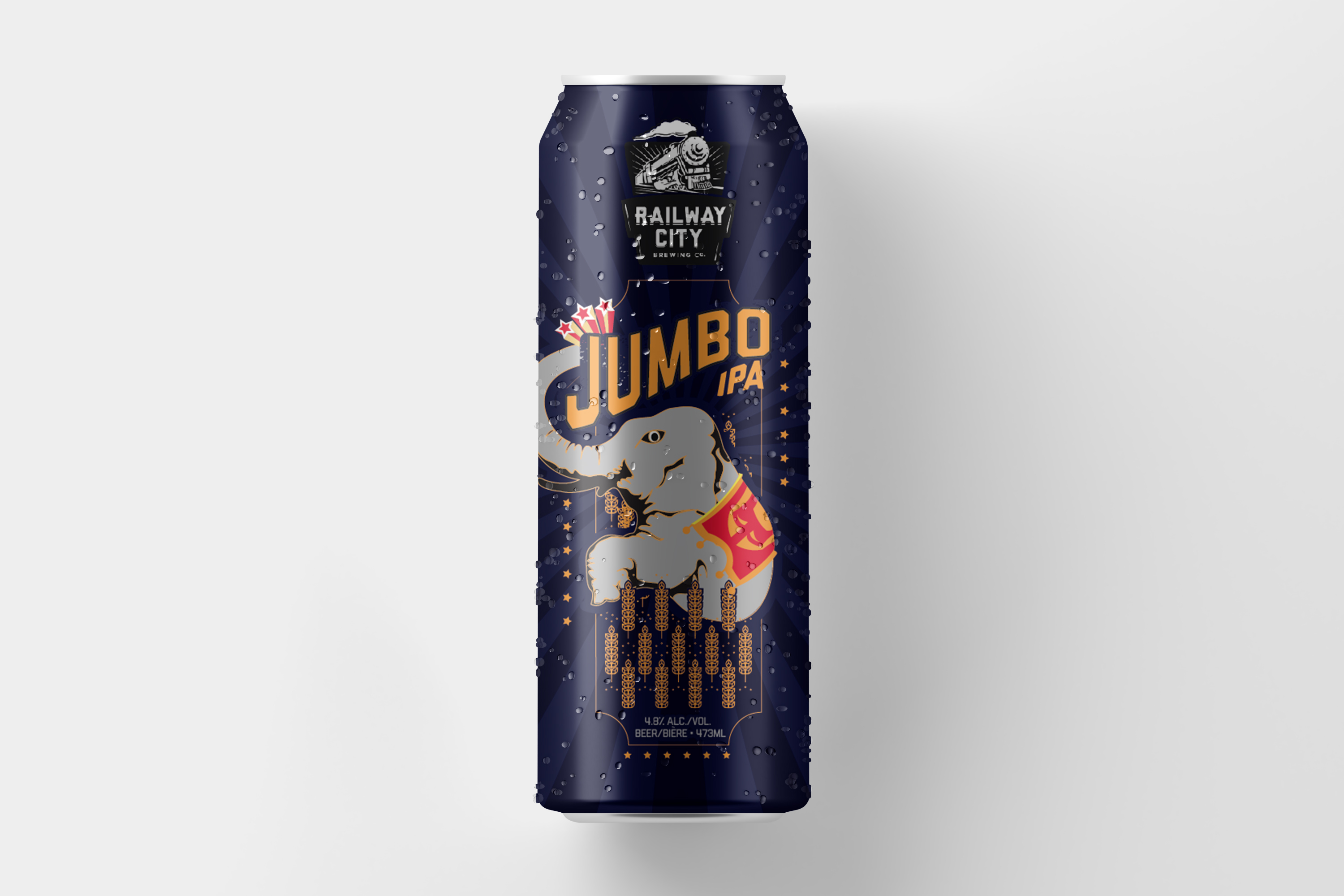 Label Design by Camille Nguyen for Railway City Brewing Company | Design #26299028