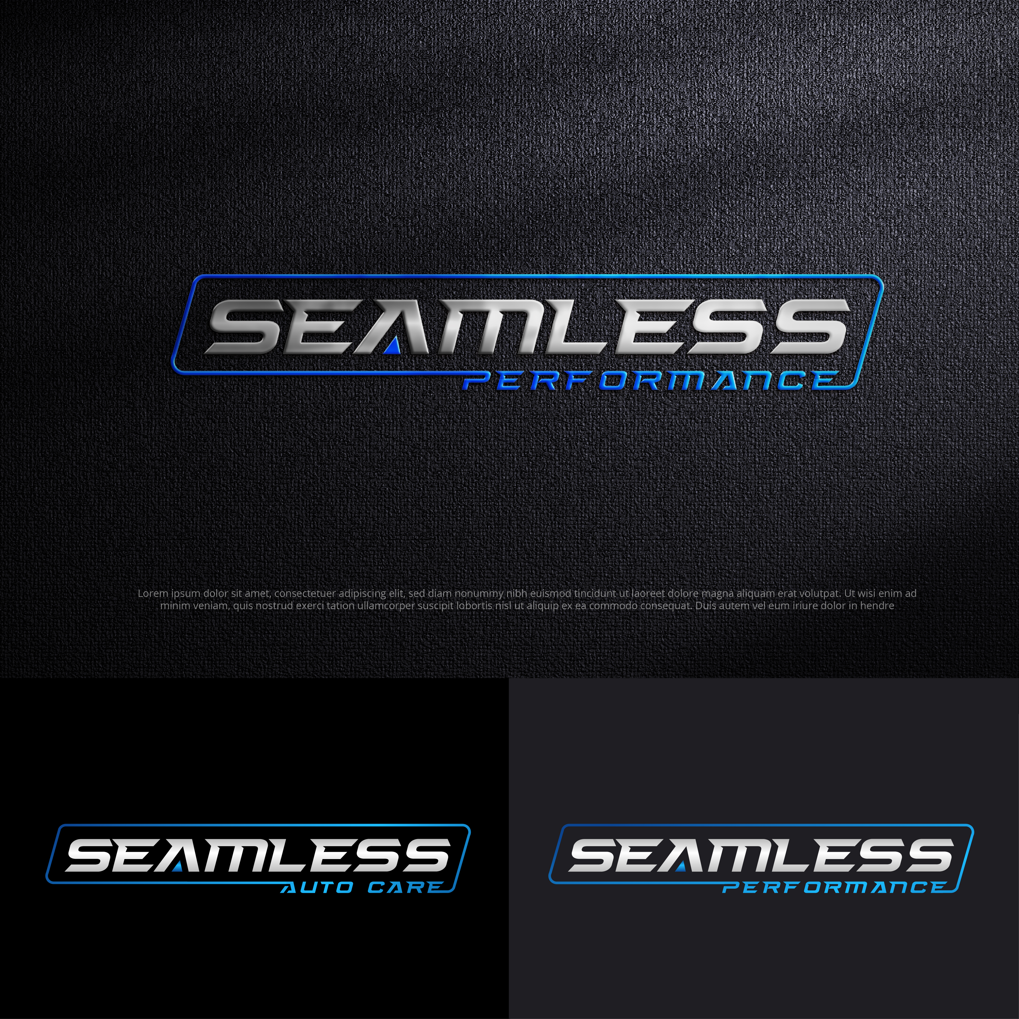Logo Design by Gojo Design for Seamless Auto Care | Design: #26277453