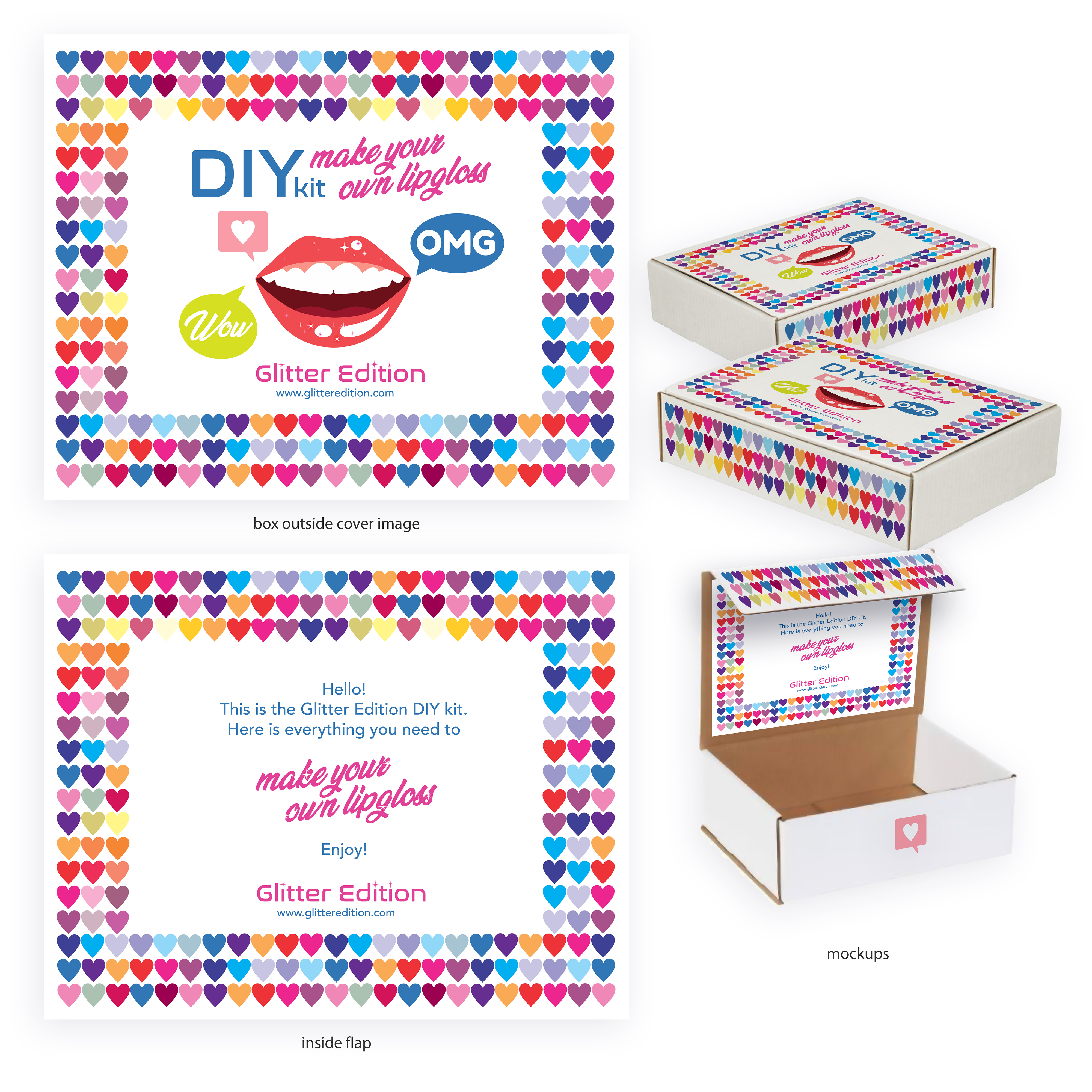 Packaging Design by Mariia V for glitter edition | Design #26251569