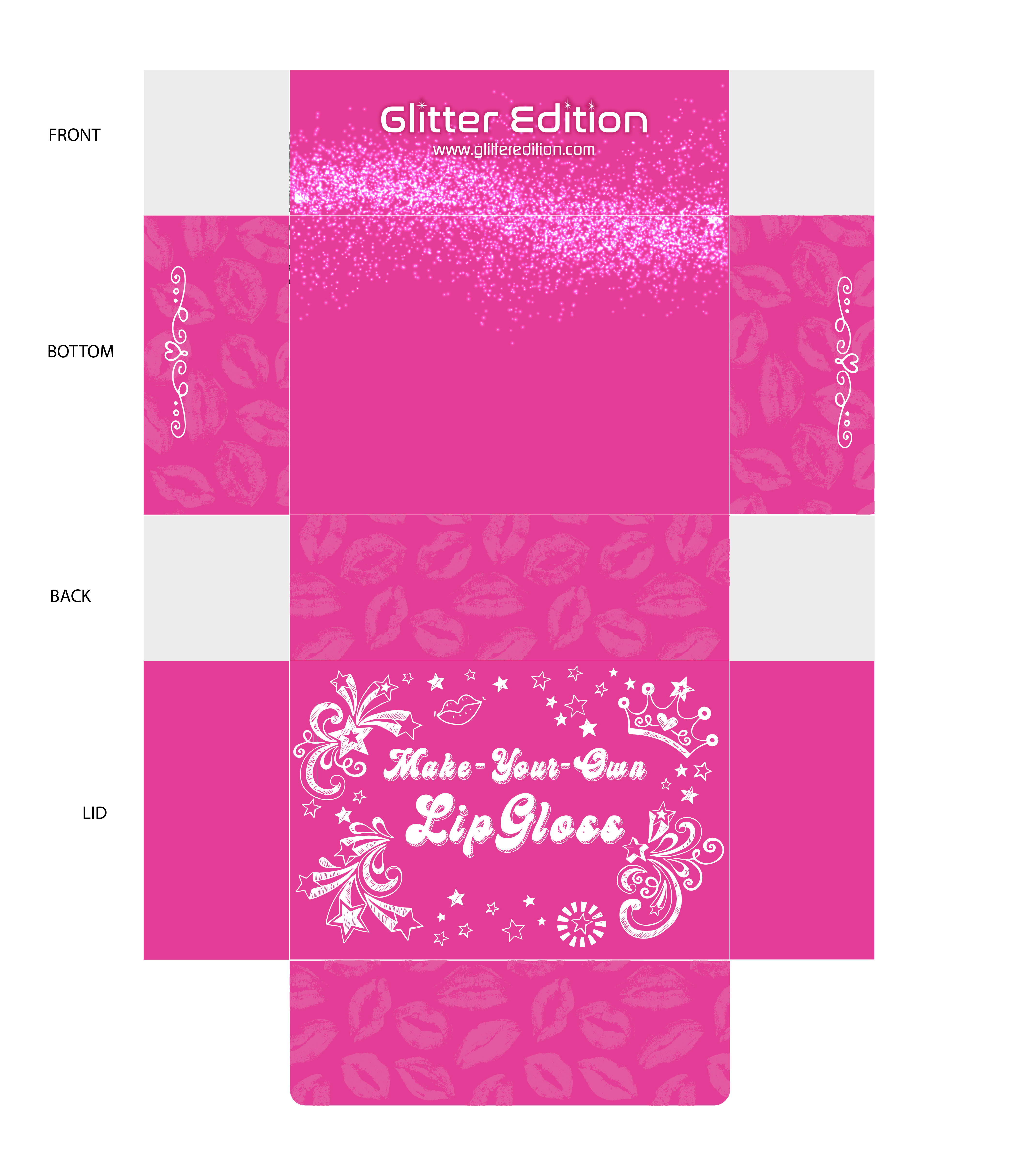 Verpackungs-Design von MariaBayley für glitter edition | Design #26239753