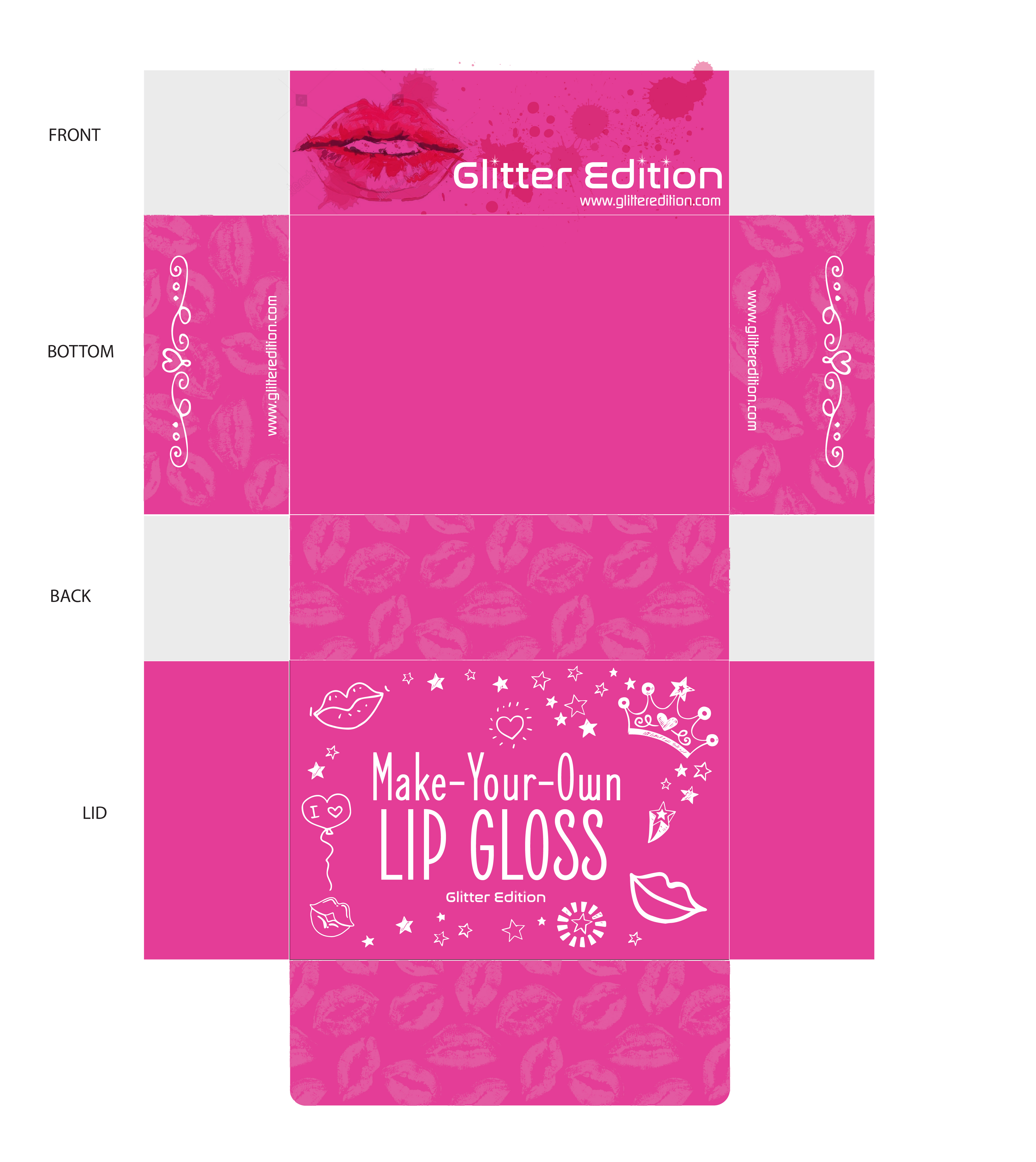 Packaging Design by MariaBayley for glitter edition | Design #26250855