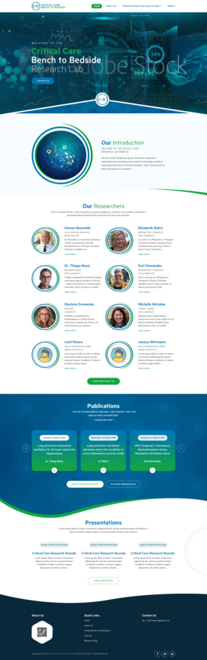 Translational academic medical clinical group needs website redesign | Web-Design von sai.designer87