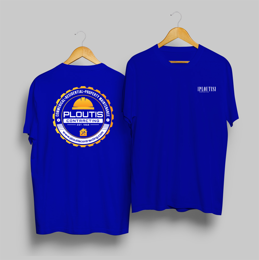 T-shirt Design by Radsky17 for ploutis contracting | Design #26232988